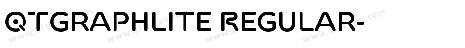 QTGraphLite Regular字体转换